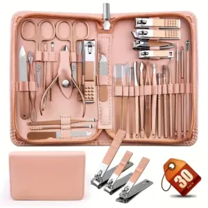 Pink 30 Pcs Manicure Set